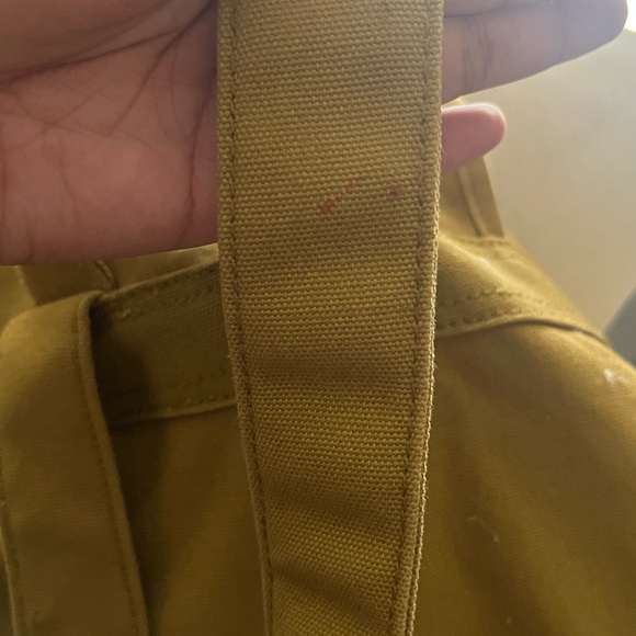 BAGGU Cotton Canvas Drawstring Backpack Purse - Picture 7 of 8